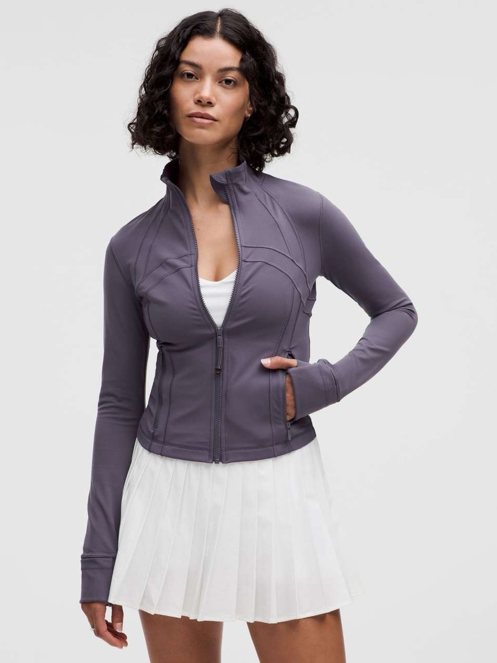 lululemon athletica Plum Full-Zip Fitted Jacket